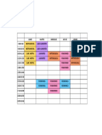 Horario 2018 A