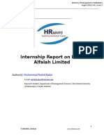ALFALAH BANK REPORT