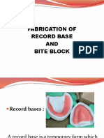 Fabrication of Record Base