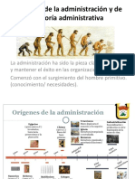 Evolución de La Administración y de La Teoría