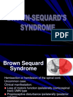 BrownSequard-Syringomyelia