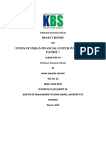 "Study of Indian Financial System With Respect To NBFC.": Kohinoor Business School Project Report ON