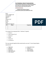 Formulir Pendaftaran BPSM FK UKI