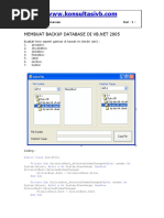 Membuat Backup Database Dengan VB Net