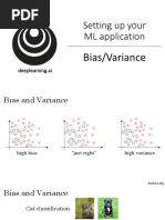 Setting Up Your ML Application: Bias/Variance