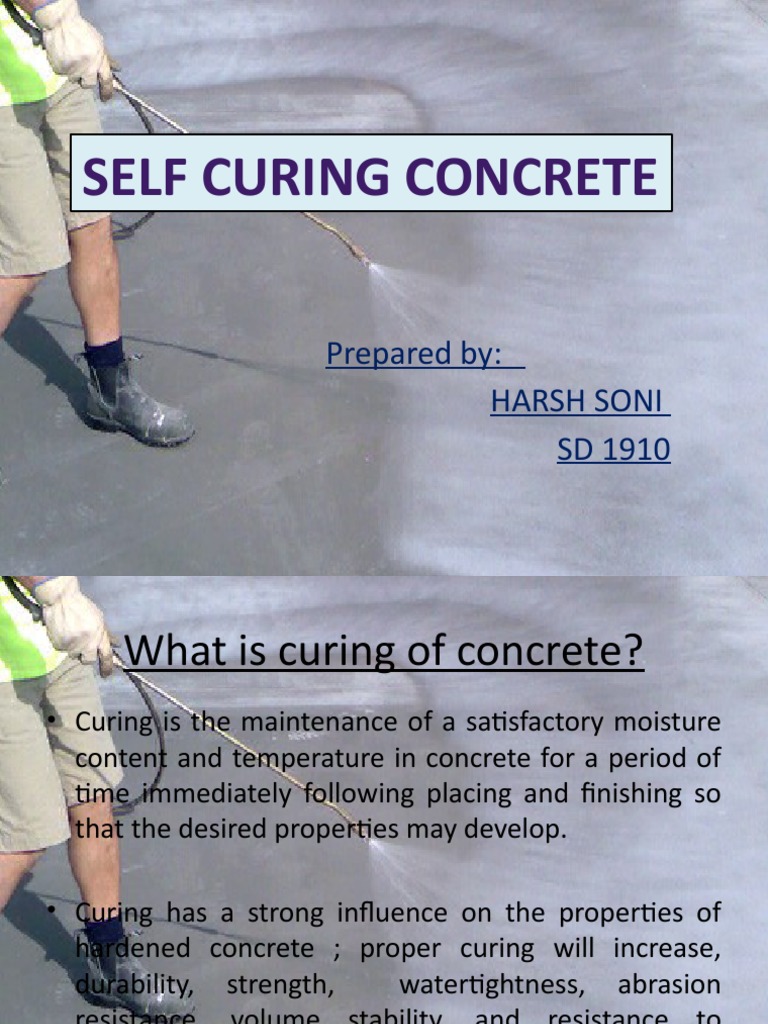 Self Curing Compounds for Concrete | PDF | Hydrophobe | Chemistry