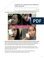 Info Harga Obat Gemuk Zinc Capsules Tiens Distributor Member Dan Kosumen Yang Asli