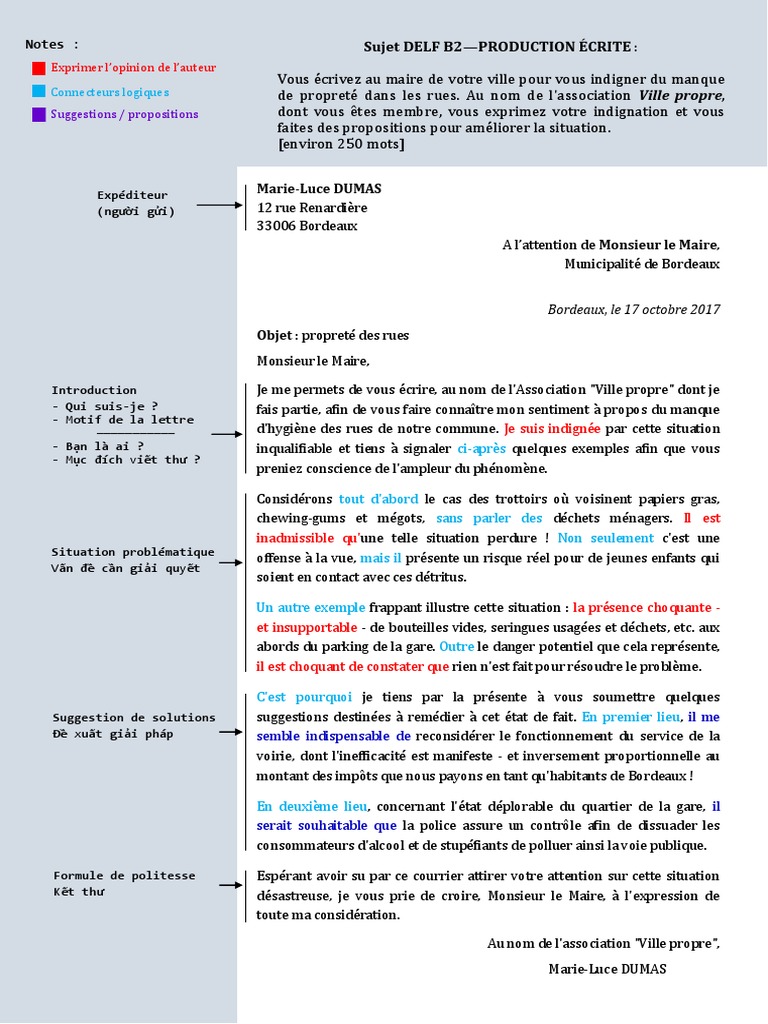 PE  Lettre de Protestation  DeLF B2  PDF  Science  Sciences