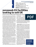 Revealed: EU Facilities Looking To Exit UK