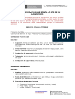 Formato de Servicios Que Brinda La Eps de Su Jurisdiccion