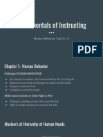 Fundamentals of Instructing