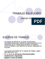 Trabajo en Equipo Unidad Didactiva