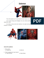 Spiderman: Answer The Questions