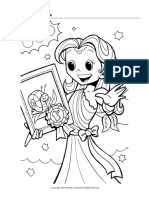 Coloring: Fairy With Prize: Better Homes and Gardens