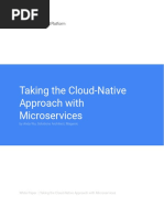 Cloud Native Approach With Microservices