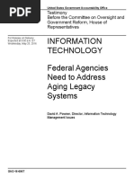 Information Technology Federal Agencies Need To Address Aging Legacy Systems