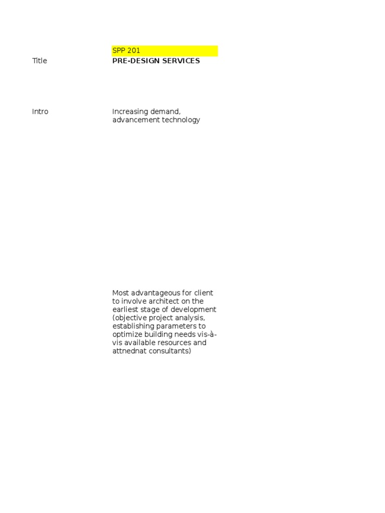 SPP - Condensed Notes | PDF | Architect | Specification (Technical ...