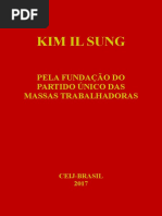 KIM IL SUNG Pela Fundação Do Partido Único Das Massas Trabalhadoras