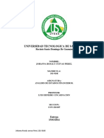 Analisis de Estados Financieros