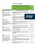 Artanddesign Assessment Objective Checklist