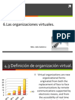 Organizaciones Inteligentes (6, 6.1, 6.2 y 6.3)