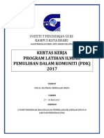 Kertas Kerja PDK Al Kauthar