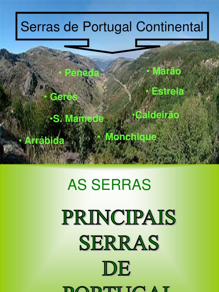 Principais Serras de Portugal Continental | PDF