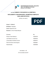 RELATORIO 4 Topografia