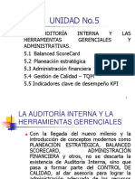 Unidad 5 Auditoria Interna 2017