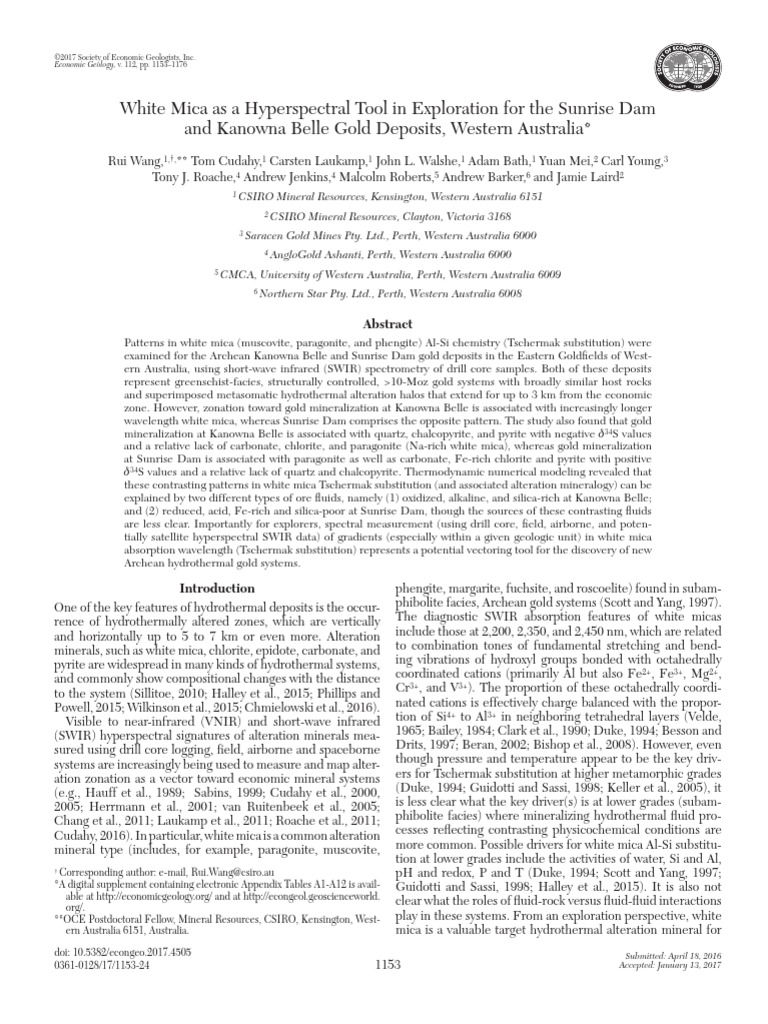 Wang 2017 | PDF | Geology | Chemistry