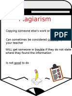 Plagiarism Anchor Chart