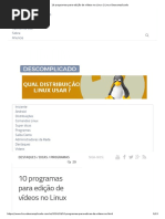 10 Programas Para Edição de Vídeos No Linux _ Linux Descomplicado