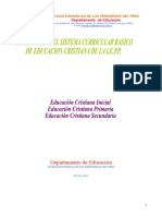 Estructura Del Sistema Curricular de Educación Cristiana 2004