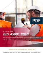 ISO 45001 2018 Vs OHSAS 18001
