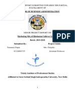 MPR on Hindustan Unilever Limited(M Mix)