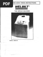 Download 15592226 Welbilt Bread Machine Model Abm3100 Instruction Manual Recipes Abm 3100 by Mia Johnson SN37584869 doc pdf