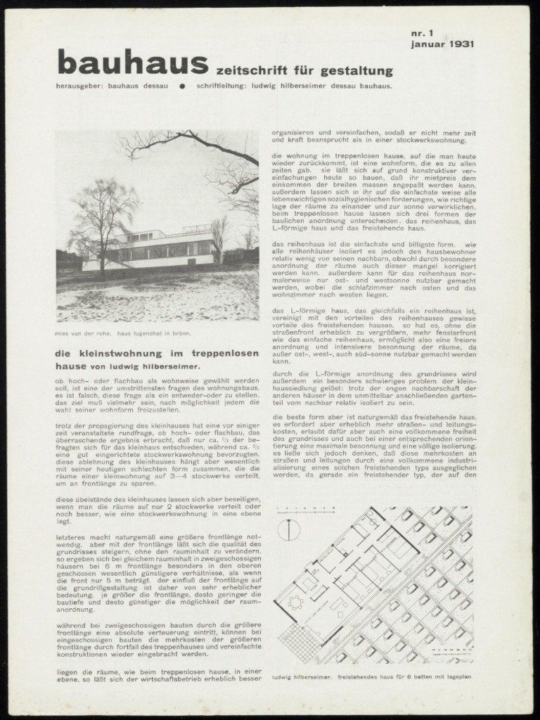 Bauhaus 4 1 1931