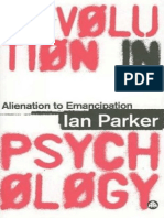 PARKER, Ian. Revolution in Psychology - Alienation to Emancipation
