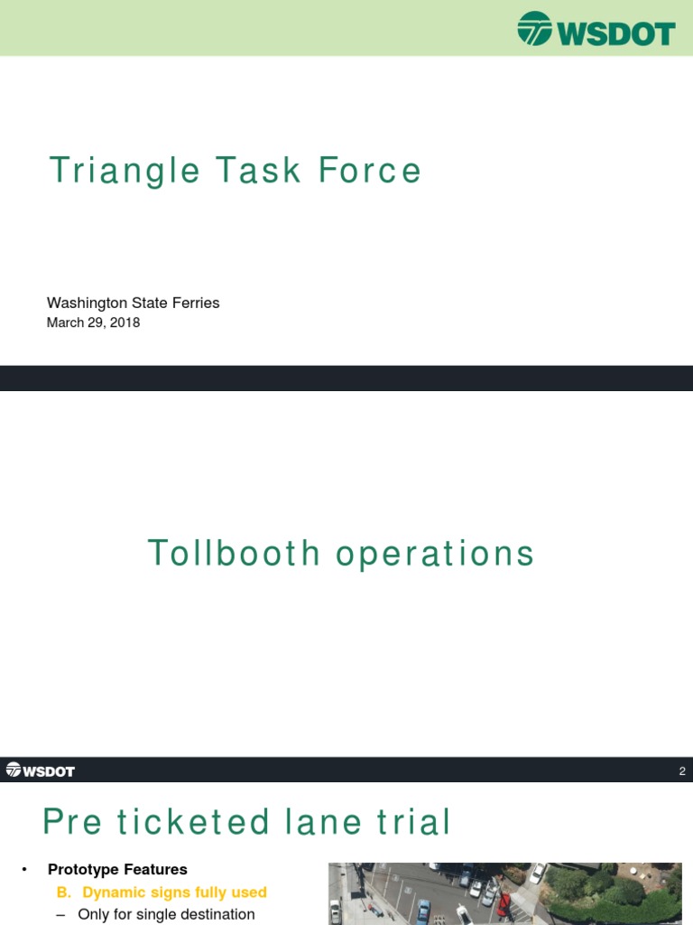 Triangle Task Force Slide Deck | PDF | Traffic | Transport