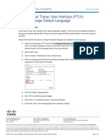 How To Change Default Language For Packet Tracer