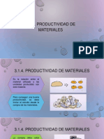 Productividad de Materiales