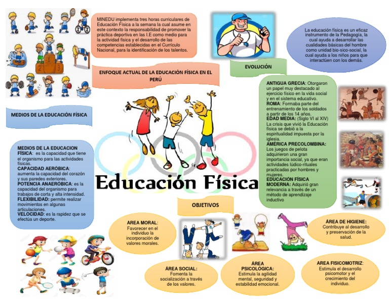 INFOGRAFIA PDF Educación Física Ejercicio físico