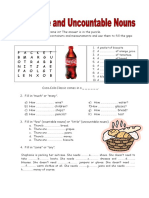 Countable and Uncountable Nouns