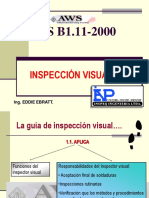 Inspeccion Visual Aws b1.11 - Aws d1.1