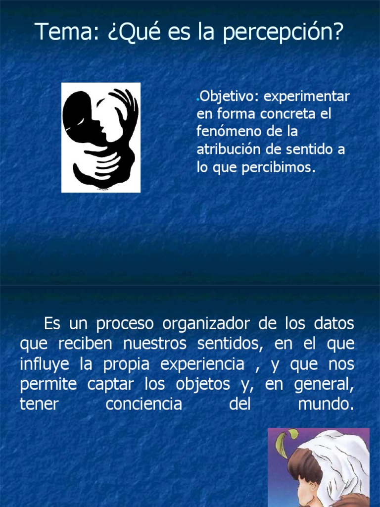 Qué Es La Percepción | PDF | Percepción | Sistema nervioso