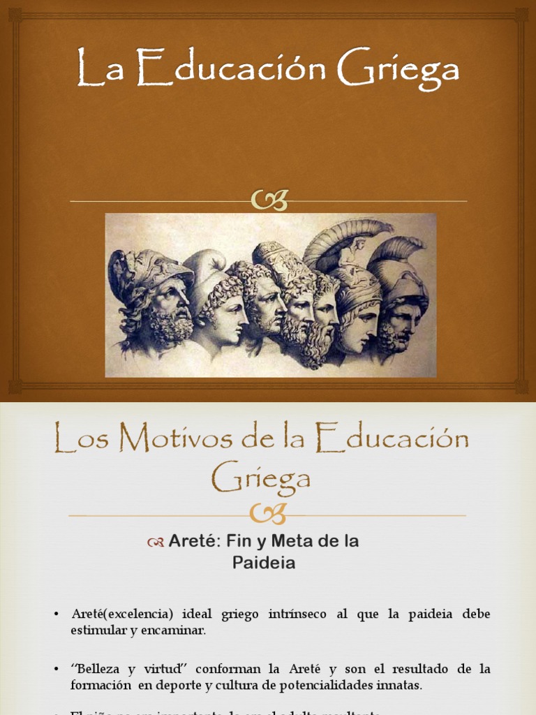 La Educación Griega | PDF | Esparta | Antigua Grecia