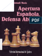 Apertura Española, Defensa Abierta