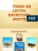 Metodo Matte de Lecto Escritura