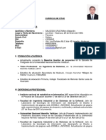 Curriculum Vitae Milton Salcedo