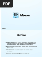 Intercom First Pitch Deck PDF